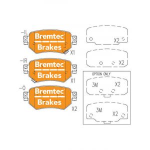 Bremtec Trade Line Brake Pad
