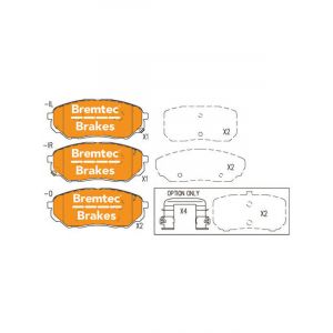 Bremtec Pro-Series Brake Pad