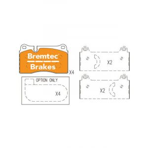 Bremtec Evolve Hybrid-Carbon Brake Pad