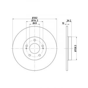 Bremtec Euroline Brake Rotor