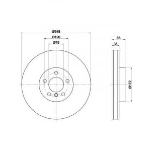 Bremtec Euroline High-Grade Brake Rotor