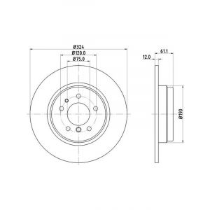 Bremtec Euroline Brake Rotor