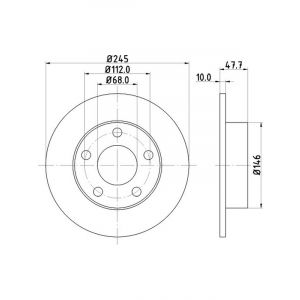 Bremtec Euroline Brake Rotor