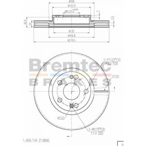 Bremtec Euroline Brake Rotor