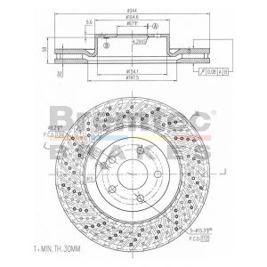 Bremtec Euroline Brake Rotor