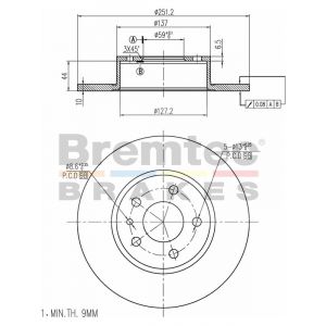 Bremtec Euroline Brake Rotor