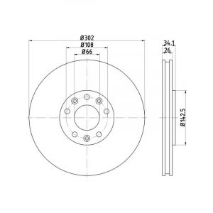 Bremtec Euroline Brake Rotor