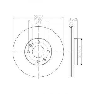 Bremtec Euroline Brake Rotor