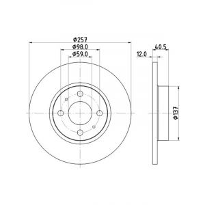Bremtec Euroline Brake Rotor