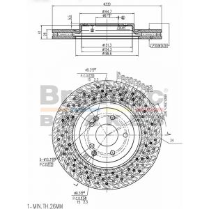 Bremtec Euroline Brake Rotor