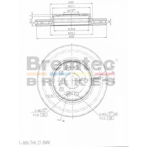 Bremtec Euroline Brake Rotor