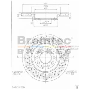 Bremtec Euroline Brake Rotor