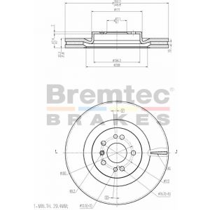 Bremtec Euroline Brake Rotor