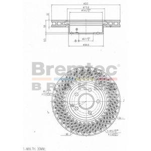 Bremtec Euroline Brake Rotor