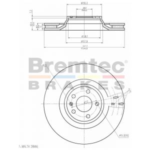 Bremtec Euroline Brake Rotor