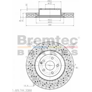 Bremtec Euroline Brake Rotor