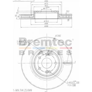 Bremtec Euroline Brake Rotor