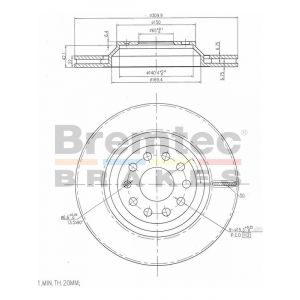 Bremtec Euroline Brake Rotor