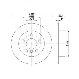 Bremtec Euroline Brake Rotor