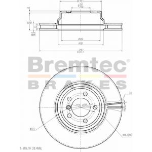 Bremtec Euroline Brake Rotor