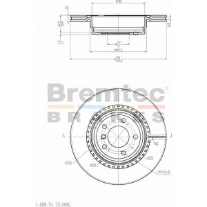 Bremtec Euroline Brake Rotor