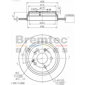 Bremtec Euroline Brake Rotor