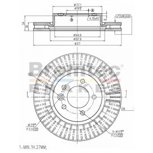 Bremtec Euroline Brake Rotor
