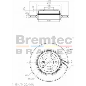 Bremtec Euroline Brake Rotor
