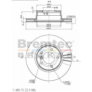 Bremtec Euroline Brake Rotor