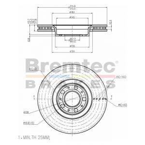 Bremtec Euroline Brake Rotor