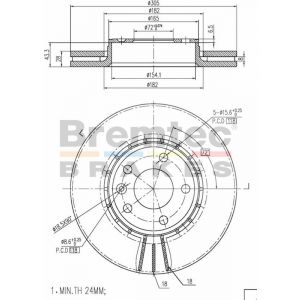Bremtec Euroline Brake Rotor