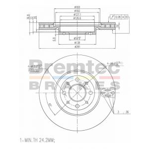 Bremtec Euroline Brake Rotor