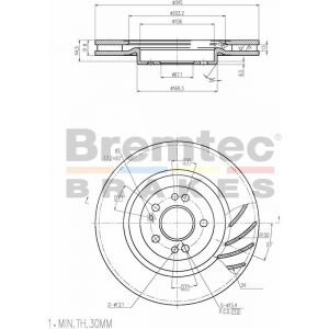 Bremtec Euroline Brake Rotor
