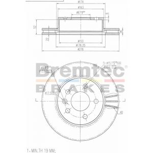 Bremtec Euroline Brake Rotor