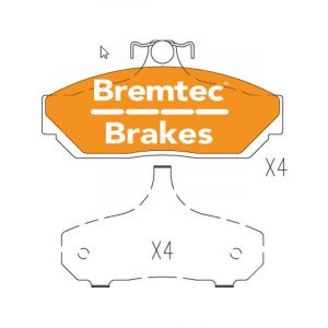 Bremtec Pro-Series Brake Pad