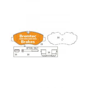 Bremtec Pro-Series Brake Pad