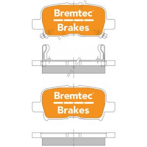 Bremtec Endure 4WD Brake Pad