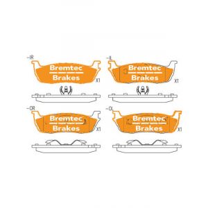 Bremtec Pro-Series Brake Pad