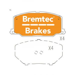 Bremtec Trade Line Brake Pad