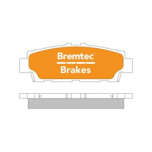 Bremtec Evolve Hybrid-Carbon Brake Pad