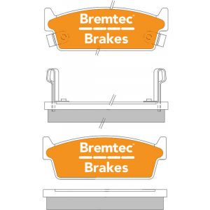 Bremtec Pro-Series Brake Pad