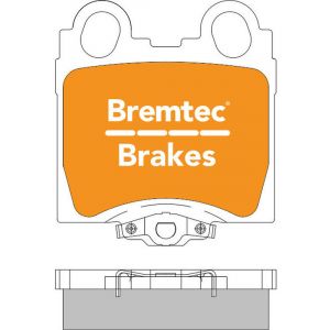 Bremtec Pro-Series Brake Pad