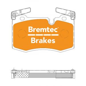 Bremtec Evolve Hybrid-Carbon Brake Pad