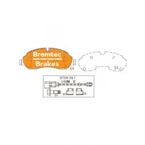 Bremtec Pro-Series Brake Pad