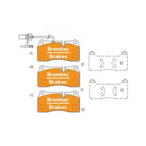 Bremtec Evolve Hybrid-Carbon Brake Pad