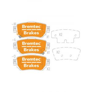 Bremtec Pro-Series Brake Pad