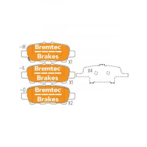 Bremtec Pro-Series Brake Pad