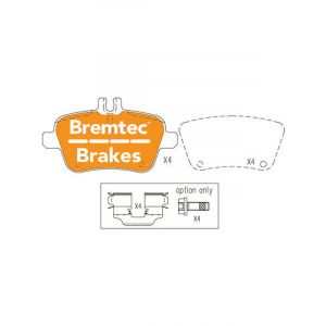 Bremtec Evolve Hybrid-Carbon Brake Pad