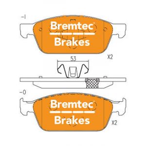 Bremtec Evolve Hybrid-Carbon Brake Pad