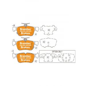 Bremtec Pro-Series Brake Pad